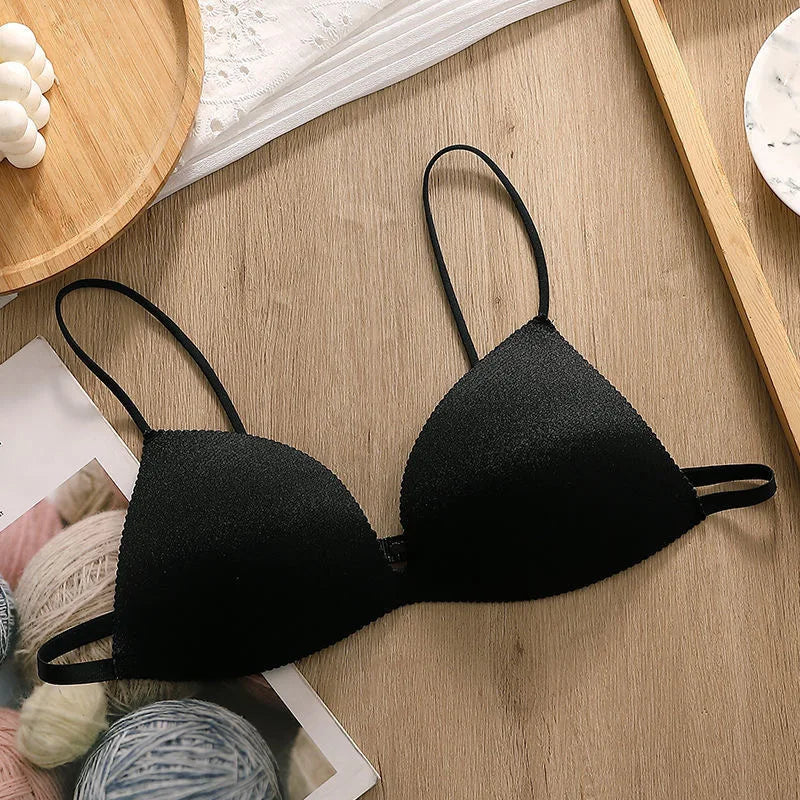 Women Seamless Padded Bra Top - Elastic Underwear for Casual Wear