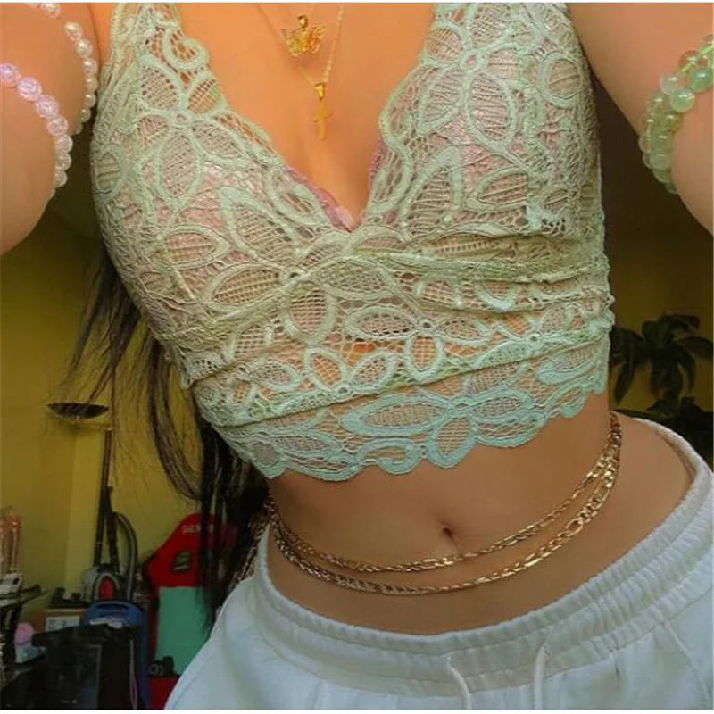 Metal Waist Chain Belt for Women - Beach Bikini Belly Chain Figaro Chain Party Jewelry